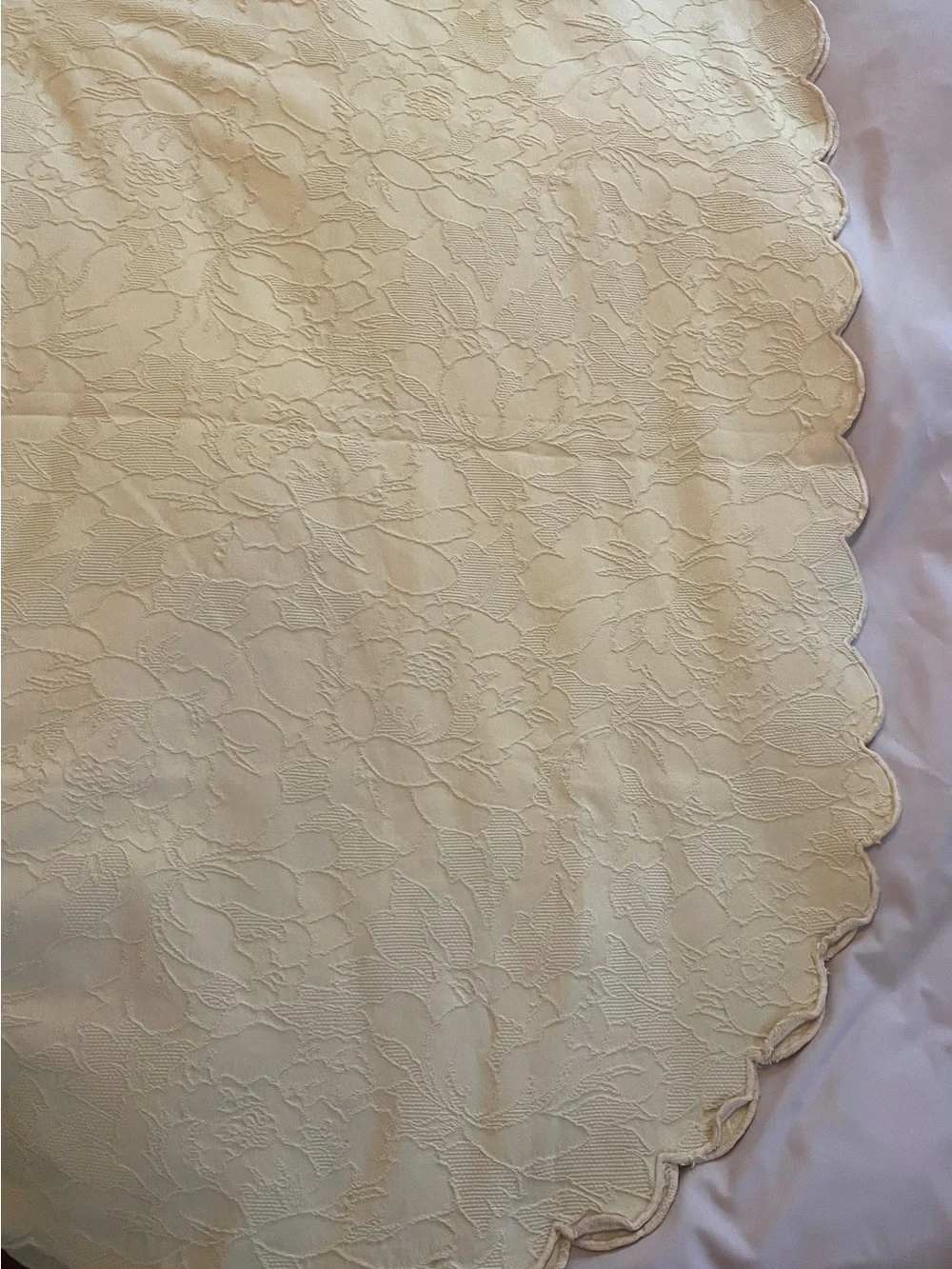 Vintage Quagliotti Jacquard Coverlet 100% Cotton